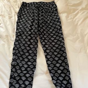 Vans black and white joggers
